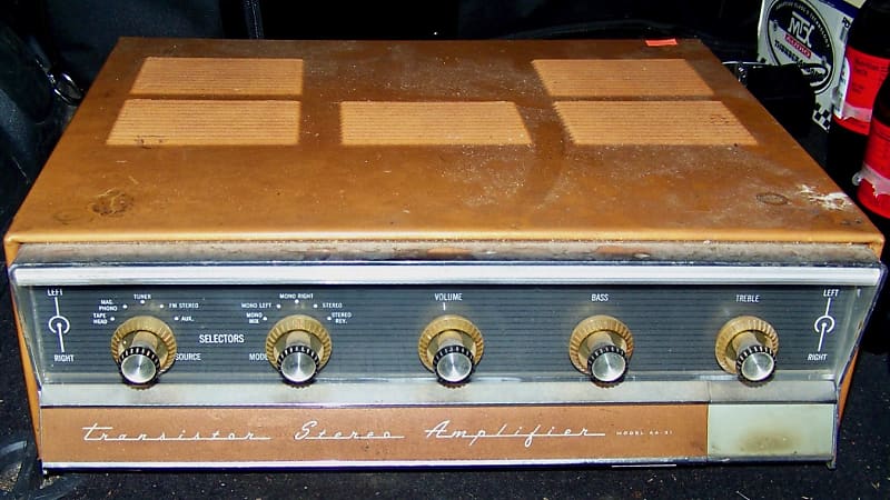 Heathkit AA-21 Transistor Stereo Amplifier 1960&#039;s  			