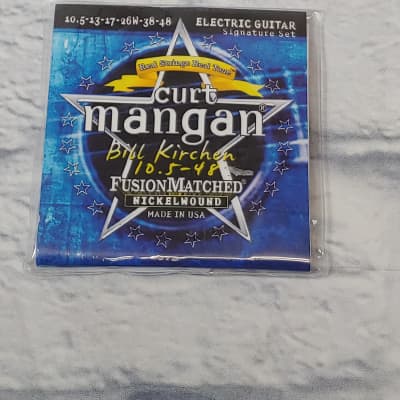 Curt Mangan Bill Kirchen Signature Set Fusion Matched Nickel Wound 10.5-48 Electric Guitar Strings image 1