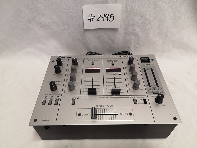 Pioneer DJM-300-S Performance 2 Channel Dj Mixer #2495 Good Used Working  Condition DJ Mixer