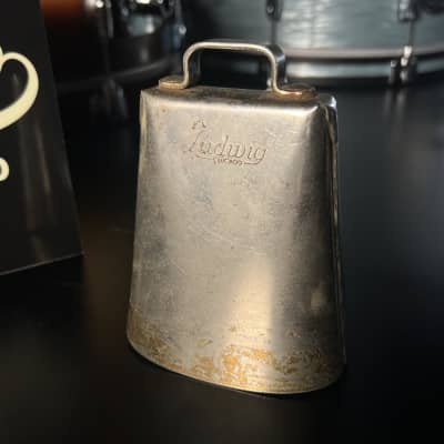 Vintage Rare 50"s Ludwig Golden Tone Cowbell (Box C) image 2