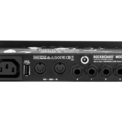 RockBoard MOD 2 1/4" MIDI & USB Pedalboard Patch Bay image 2