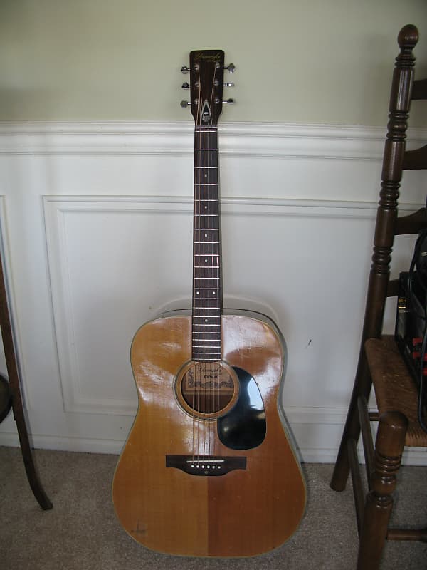 Yamaki deluxe deals folk guitar 115