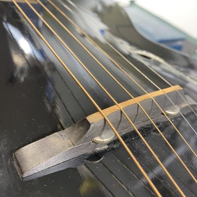 Unmarked Archtop 1950's - Black image 11