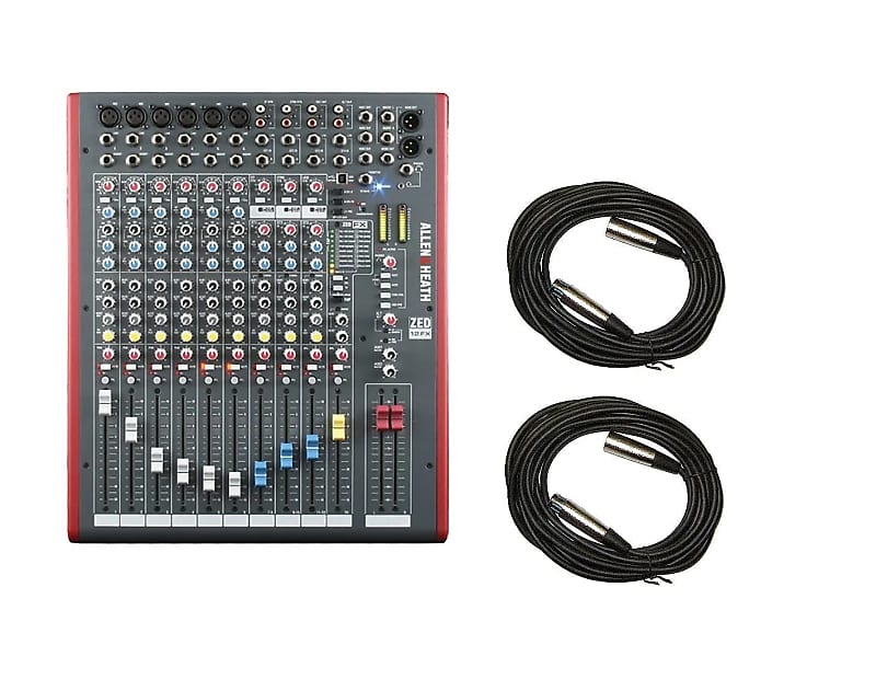 Allen & Heath ZED-12FX 12+2 Channel Mixer w/ Effects | Reverb