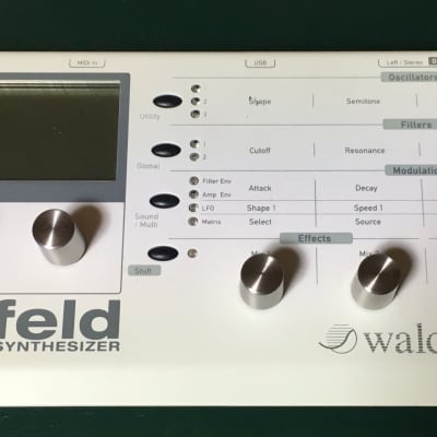 Waldorf Blofeld Desktop Digital Synthesizer White