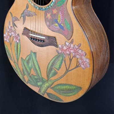 Blueberry NEW IN STOCK Handmade Acoustic Guitar Grand Concert image 9