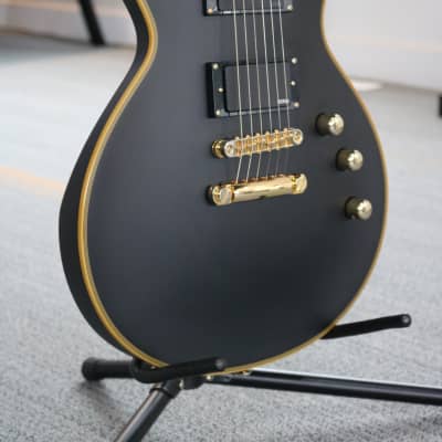 2022 ESP LTD EC-1000 Deluxe Vintage Black Electric Guitar - HSC image 5