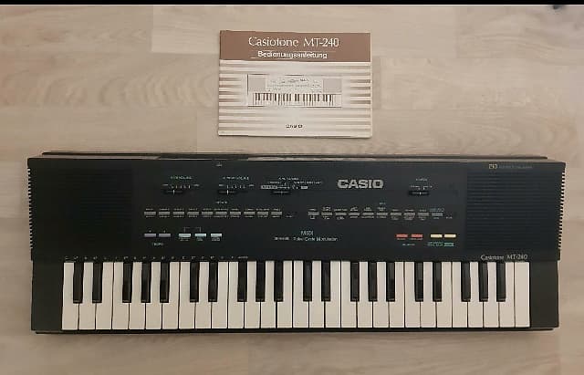RARE Casio MT-240 Vintage Keyboard with MIDI, | Reverb