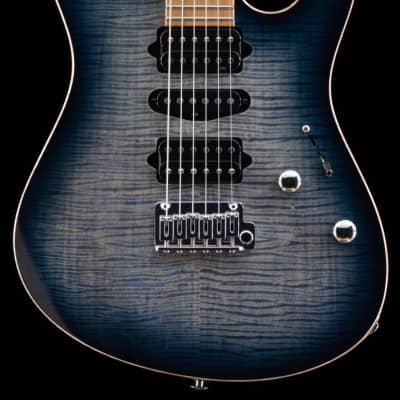 Suhr Modern Plus, Faded Trans Whale Blue Burst, Roasted Maple HSH image 24