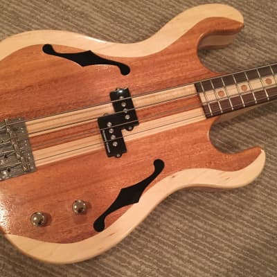 Custom Semi-Hollowbody Bass by Yerby Guitars image 2
