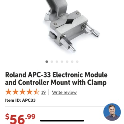 Roland SPD Drums Bundle Stand and Clamp image 2