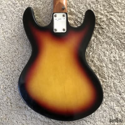 Norma EG-460-1B Bass Guitar 1970s Sunburst in Original Box image 8