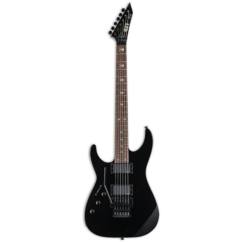 ESP LTD KH-602 Kirk Hammett Signature Left Handed Electric Guitar with Hardcase - Black Electric Gui image 1