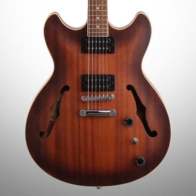 Ibanez AS53 Artcore Semi-Hollowbody Electric Guitar, Flat Tobacco Flat image 1