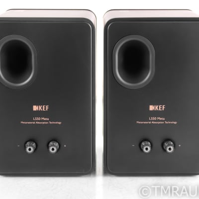 KEF LS50 Meta Bookshelf Speakers; Black Pair image 5