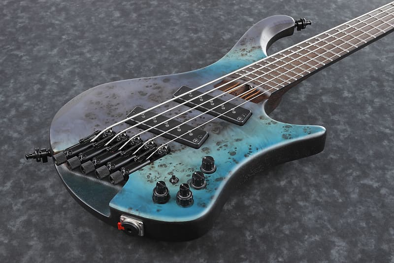 Ibanez EHB1505MS-TSF EHB Series E-Bass 5 String Multiscale Tropical  Seafloor Flat Limited Finish!+Gi