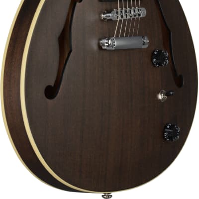 Ibanez Artcore AS53 Semi-Hollow Electric Guitar Flat Transparent Black image 2