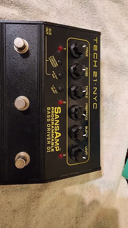 Tech 21 Sansamp Programmable Bass Driver