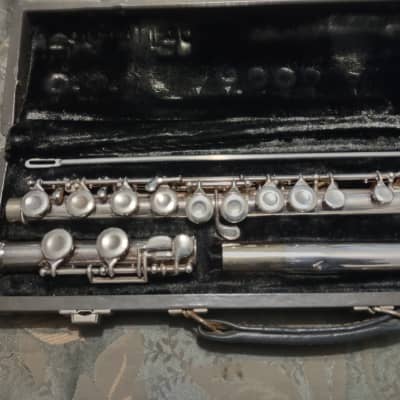 Haynes-Schwelm Flute 352025 1960's Silver | Reverb