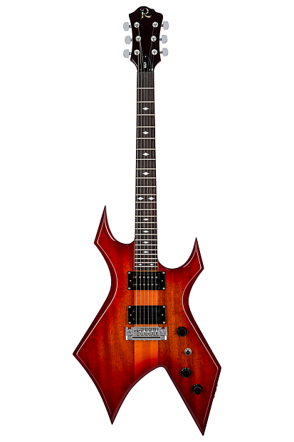 Bc Rich Warlock Electric Guitar Cherry Red Sunburst Finish Mk9-Wl-CRS w/Case image 1