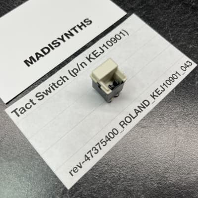 ORIGINAL Roland Replacement Push/Tact Switch (KEJ10901) for Juno-60, JSQ-60, MSQ-100, EP-6060, EP-11, etc