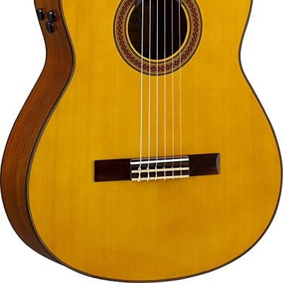 Yamaha CG-TA TransAcoustic Acoustic-Electric Classical Guitar - Natural image 1