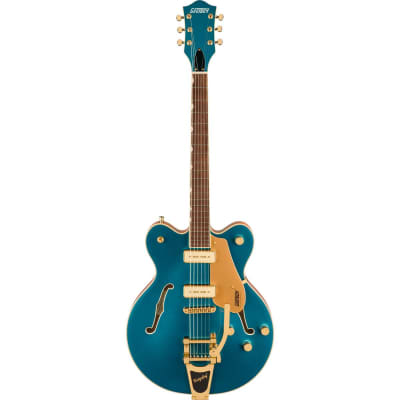 Gretsch Electromatic Pristine LTD Center Block Double-Cut with Bigsby, Laurel Fingerboard, Petrol for sale