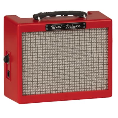 Fender Mini Deluxe Red Mini Amp Guitar Amplifier Combo image 1