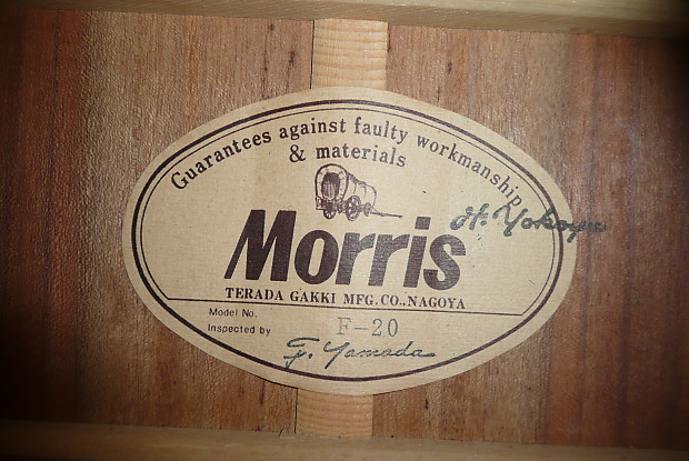 【メーカー再生品】 OOO F-20 Morris size 1970's Case Hard + Gakki Terada guitar, その他