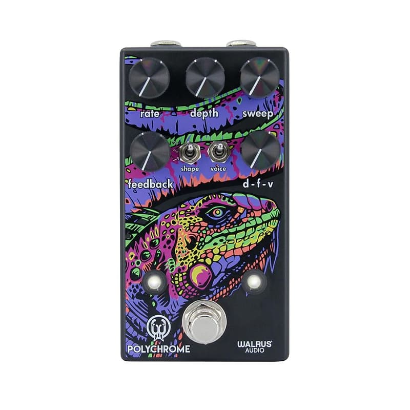 Walrus Audio Polychrome Analog Flanger Effects Pedal image 1