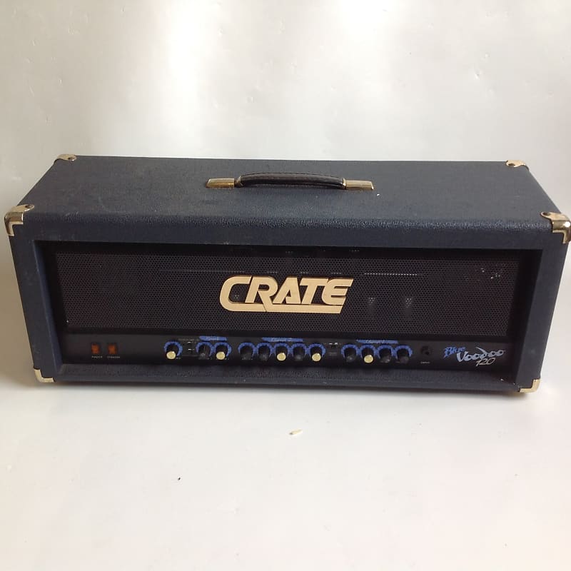 Crate Blue Voodoo 120H 6L6 Tube Amp Head Reverb