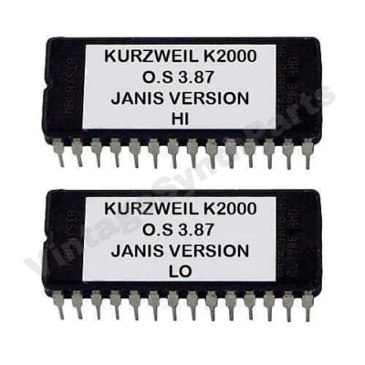 Kurzweil K2000 OS Upgrade v 3.87 Janis version Latest O.S Eprom Rom