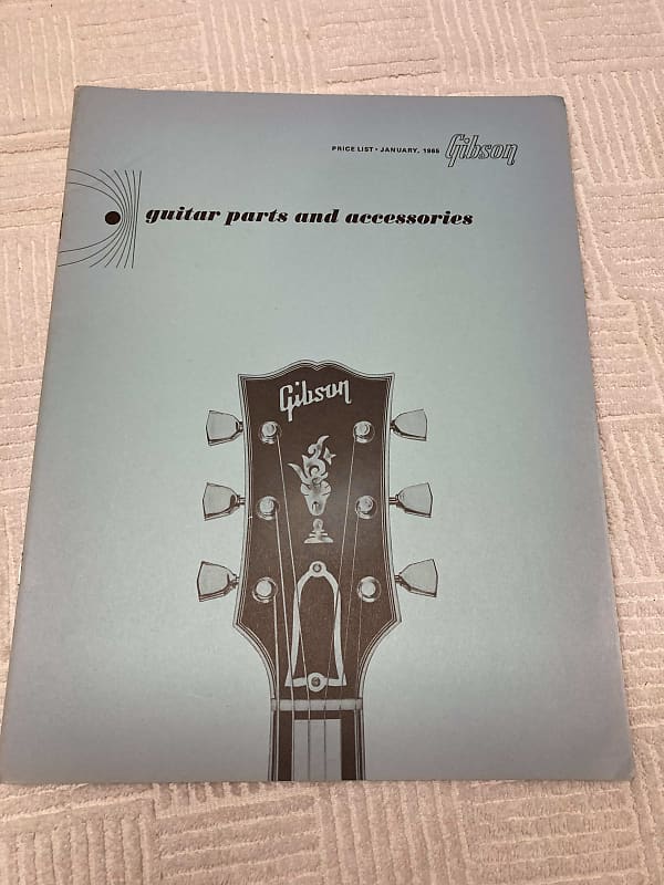 1965 Gibson Guitar Parts & Accessories Price List 32 pages Reverb
