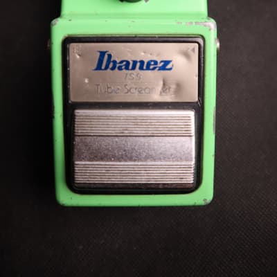 Ibanez TS9 Tube Screamer (Silver Label) 1983 Vintage Original TS-9 Tubescreamer overdrive booster Pedal TL4558P rc4558p Texas instruments TS-808 for sale