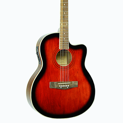 De Rosa GA700CE-RDS Catalpa Top Thin Body Cutaway Mahogany Neck 6-String Acoustic-Electric Guitar for sale