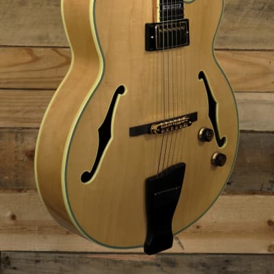 Ibanez Pat Metheny PM200 Hollowbody Guitar  Natural w/ Case for sale