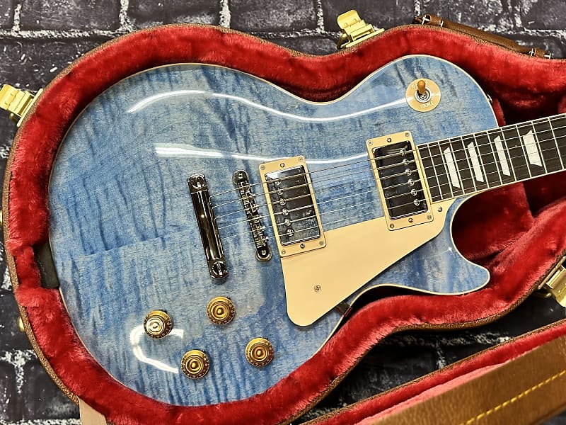 Gibson Les Paul Standard '50s Figured Top Ocean Blue 2023 New Unplayed Auth Dlr 9lb2oz #124 image 1