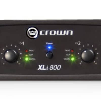 (Mint) Crown XLI800 2-Channel, 300W at 4 Ohm Power Amplifier | Reverb