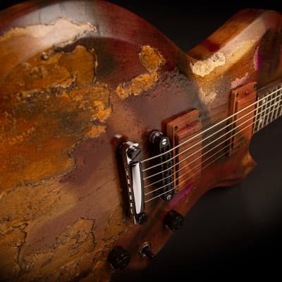 Third Eye Guitars 3YE - London's Burning™ - Baritone - Pièce Unique #3 - "Party Camouflage" image 7