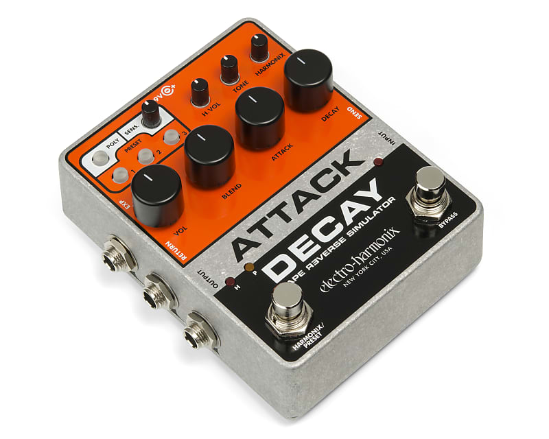 EHX Electro Harmonix Attack Decay Tape Reverse Simulator