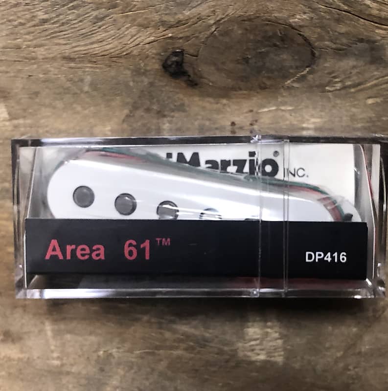 DiMarzio DP416W Area 61, Single Coil Pickup, White image 1