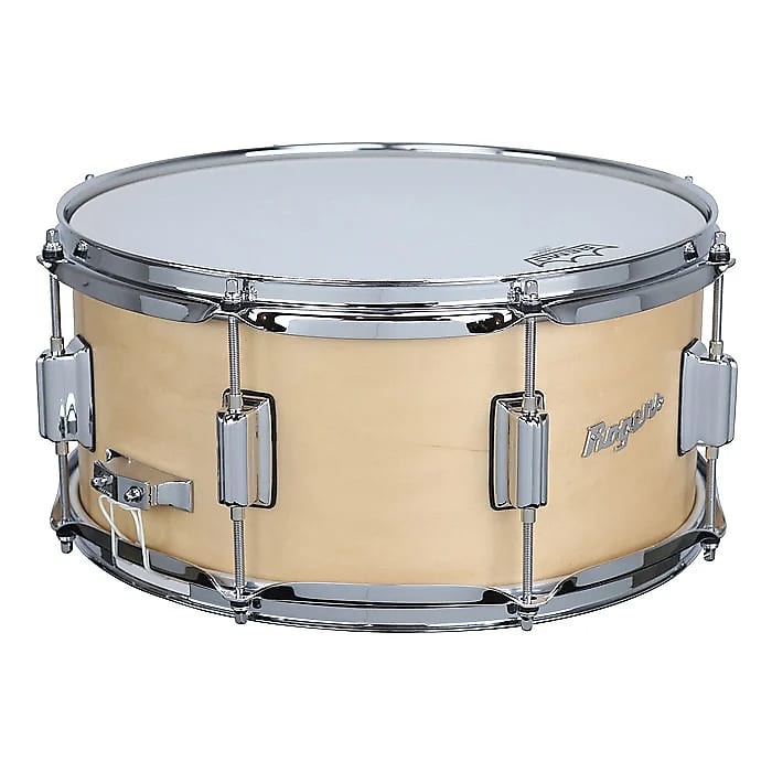 Rogers Powertone Reissue 6.5x14" Wood Shell Snare Drum image 1