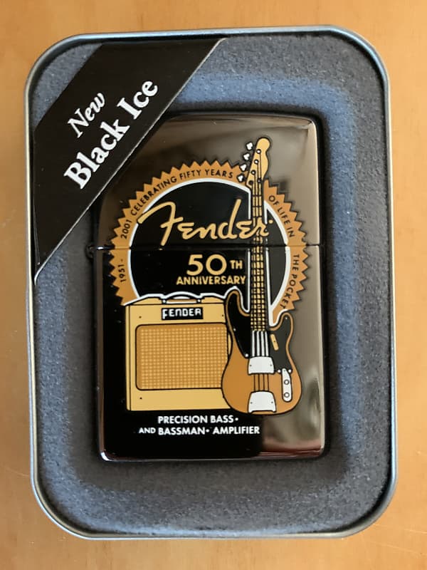 Fender創立50周年記念Zippoライター＋3フリント 2025年最新】Fender Zippoの人気アイテム - メルカリ