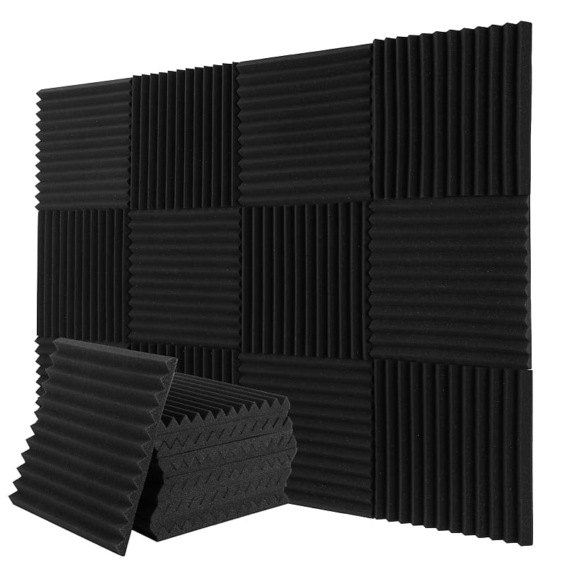 Donner 12-Pack Acoustic Panels Sound Proof Foam Panels for | Reverb