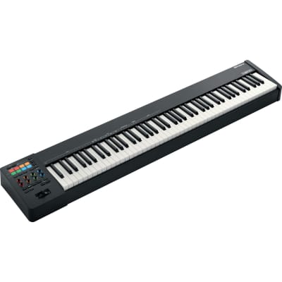 Roland A-88MKII MIDI Keyboard Controller, Keyboard Stand, Bench, Sustain Pedal, Nektar NP-1 Bundle image 3