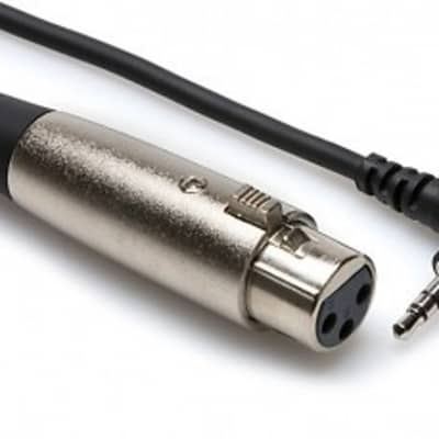 Hosa XVS-101F Microphone Cable XLR3F to Right-angle 3.5 mm TRS image 1