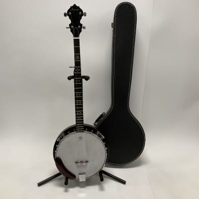 Franciscan 5-string 220M Banjo Dark Cherry Remo Head with Case for sale