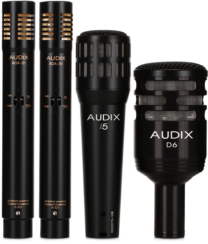 Audix DP Quad 4-Piece Drum Microphone Package image 1