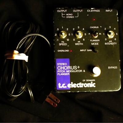 TC Electronic Stereo Chorus + Pitch Modulator & Flanger 1990s - Black for sale