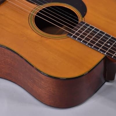 1962 Martin D-18 Natural Finish Left-Handed Conversion Acoustic Guitar w/HSC image 7